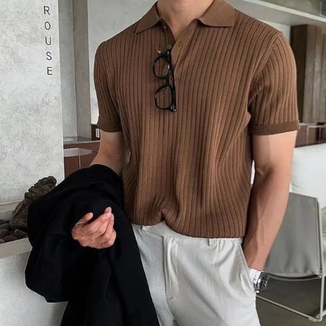 Men's Old Money Polo T Shirt
